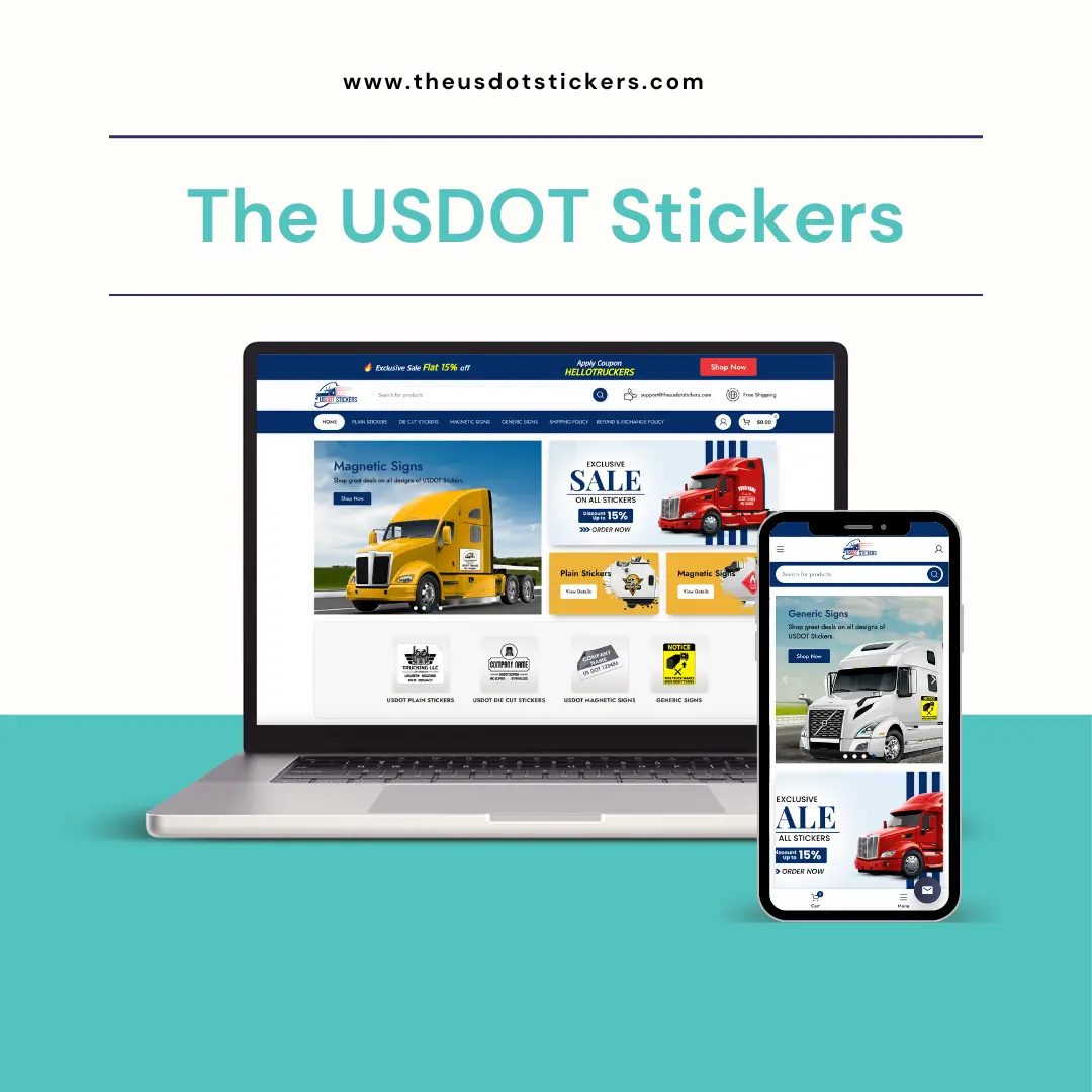 The USDOT Stickers Website Design